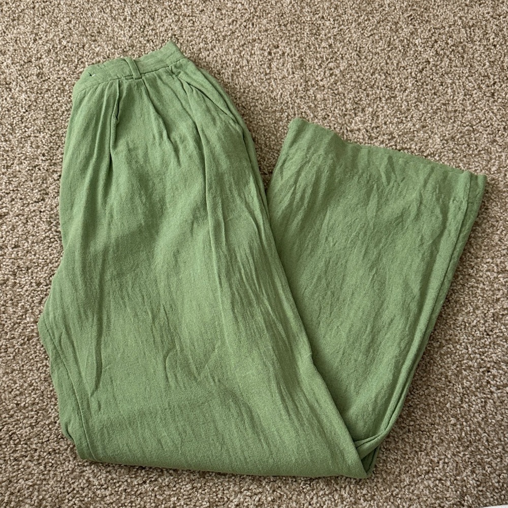 NWOT Abercrombie Structured Linen Pant Sz 6R